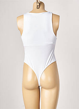 Body guler rotund fără mâneci alb MISS SELFRIDGE femeie
