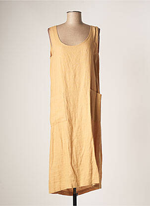 Rochie midi bej KOKOMARINA femeie