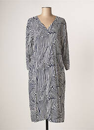 Rochie midi mâneci 3/4 mâneci 3/4 albastru MASAI femeie