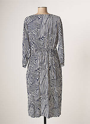 Rochie midi mâneci 3/4 mâneci 3/4 albastru MASAI femeie