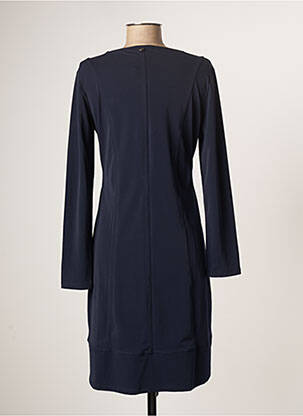 Rochie midi mâneci lungi mâneci lungi albastru MALOKA femeie