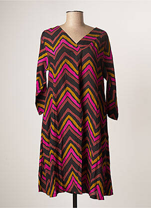 Rochie midi mâneci lungi mâneci lungi roz MASAI femeie