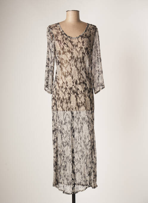 Rochie lungă negru MASAI femeie