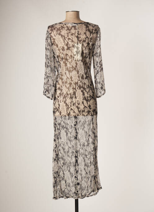 Rochie lungă negru MASAI femeie