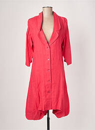Jachete casual guler tip costum roz KOKOMARINA femme