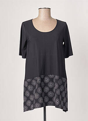 Tunică mâneci scurte negru G!OZE femeie