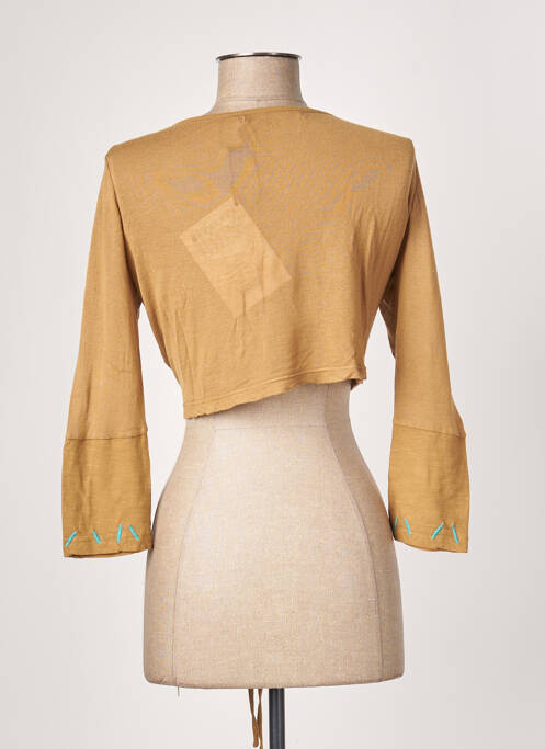 Cardigan petrecut bej ALL BEAUTIFUL femeie