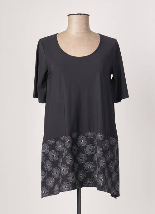 Tunică mâneci scurte negru G!OZE femeie