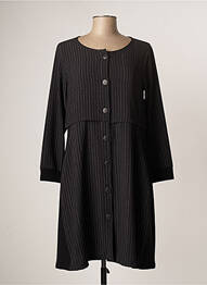 Rochie midi mâneci lungi mâneci lungi negru G!OZE femme