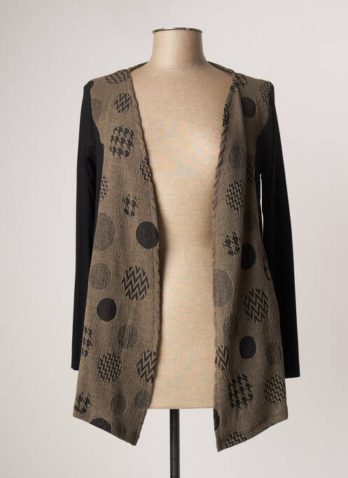 Vestă cu mâneci lungi bej G!OZE femeie