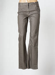 Pantalon slim broderie cu nituri mărime normală maro JENSEN femme