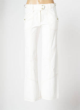 Pantalon drept alb FRED SABATIER femeie