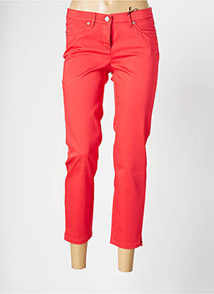 Pantalon trei sferturi roșu TONI femeie