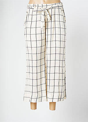Pantalon 7/8 talie elastică bej RHUM RAISIN femeie