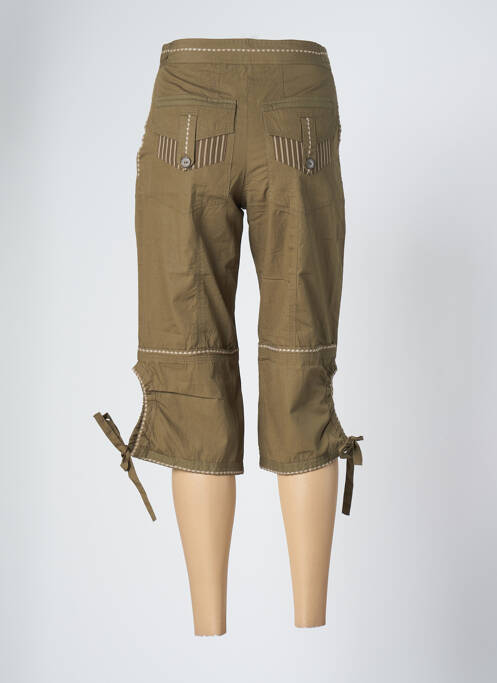 Pantalon trei sferturi verde ENJOY femeie