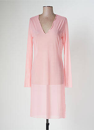 Rochie midi roz DOMANI femeie