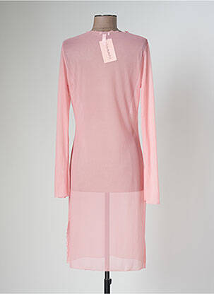 Rochie midi mâneci lungi mâneci lungi roz DOMANI femeie