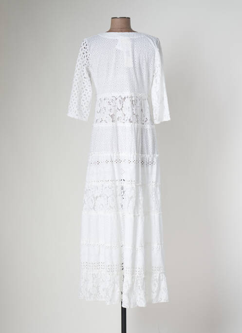 Rochie lungă alb BETTIB femeie