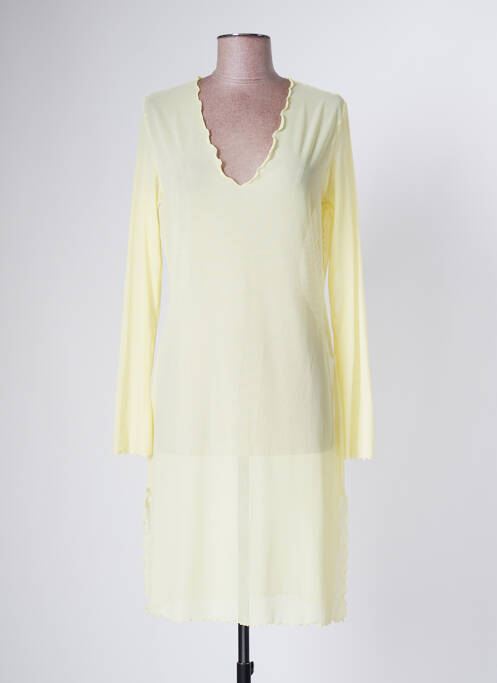 Rochie midi galben DOMANI femeie