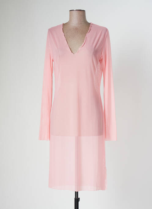 Rochie midi roz DOMANI femeie