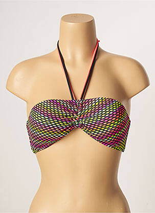 Sutien de costum de baie elasticitate negru PLAGE DU SUD femeie