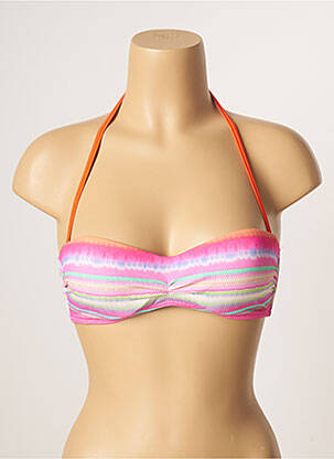 Sutien de costum de baie elasticitate top bentiță roz HISTOIRE DE PLAGE femeie