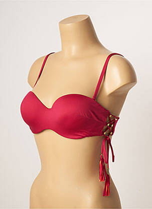 Sutien de costum de baie elasticitate top bentiță roz ANDRES SARDA femeie