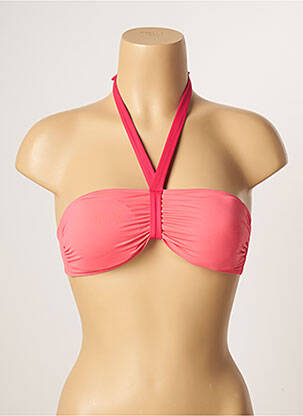 Sutien de costum de baie elasticitate top sutien modelat roz ULTRA VIOLET femeie