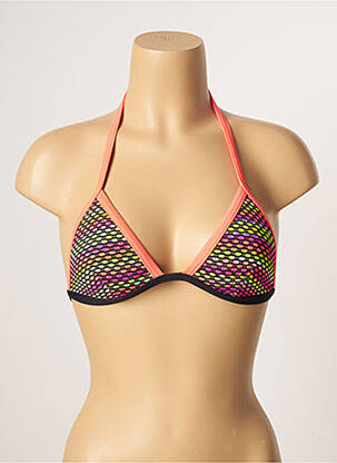 Sutien de costum de baie elasticitate top triunghiuri negru HISTOIRE DE PLAGE femeie