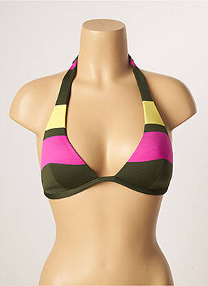 Sutien de costum de baie elasticitate top sutien modelat verde ANDRES SARDA femeie