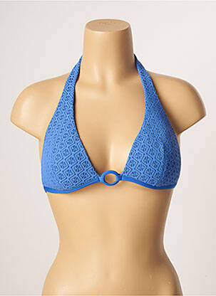 Sutien de costum de baie elasticitate top sutien modelat albastru ANDRES SARDA femeie