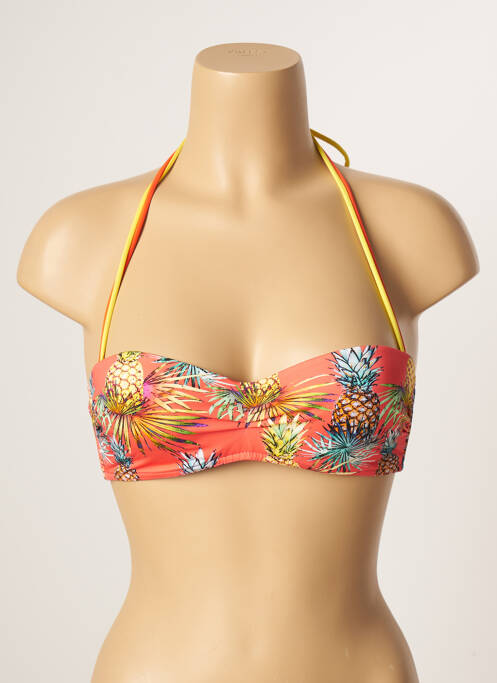 Sutien de costum de baie elasticitate top bentiță portocaliu HISTOIRE DE PLAGE femme