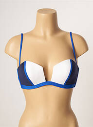 Sutien de costum de baie elasticitate top sutien modelat albastru LA PERLA femme