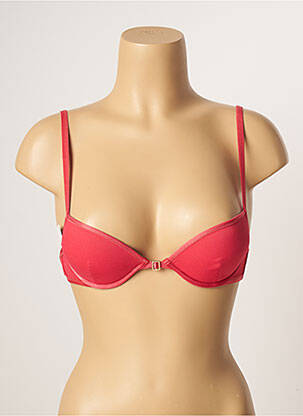 Sutien de costum de baie bretele elastice reglabile top sutien push-up roz LA PERLA femeie