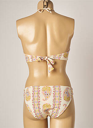 Costum de baie din două piese elasticitate top sutien modelat albastru DOMANI femeie