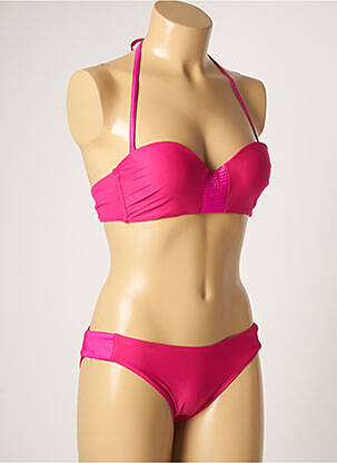 Costum de baie din două piese roz HATEIA femeie