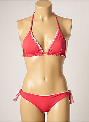 Costum de baie din două piese roz DOMANI femeie