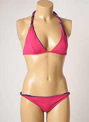 Costum de baie din două piese roz DOMANI femeie