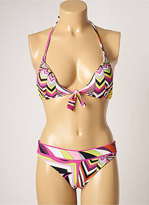 Costum de baie din două piese roz DOMANI femeie