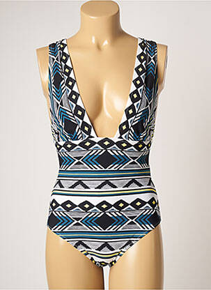 Costum de baie dintr-o singură piesă albastru DOMANI femeie