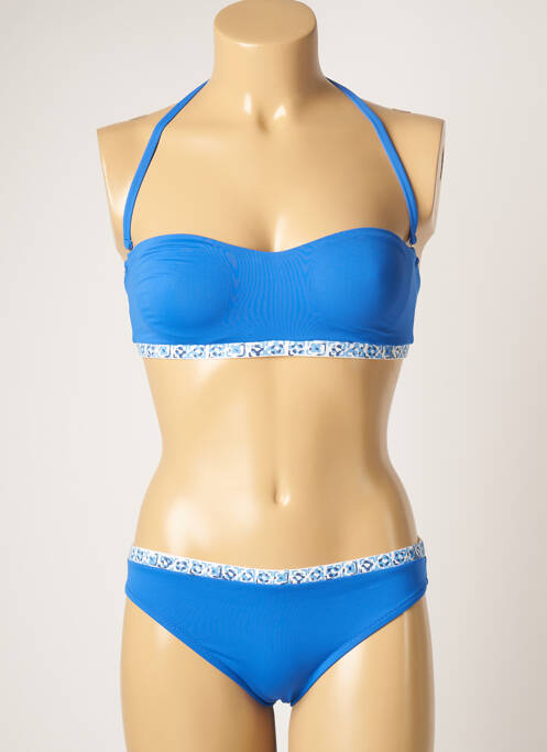 Costum de baie din două piese albastru DOMANI femeie