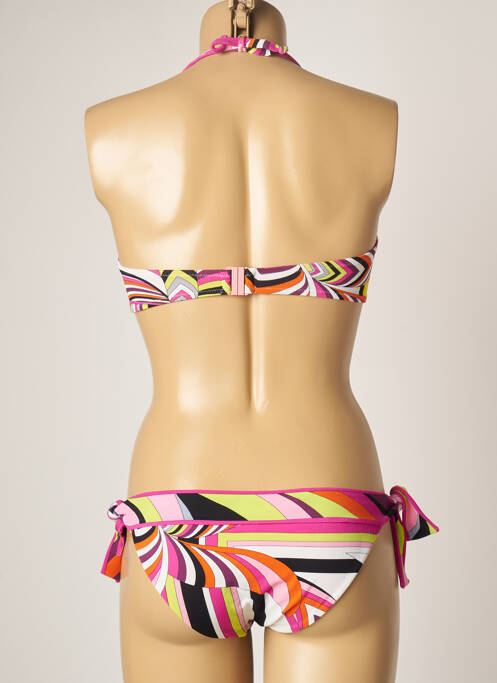 Costum de baie din două piese roz DOMANI femeie