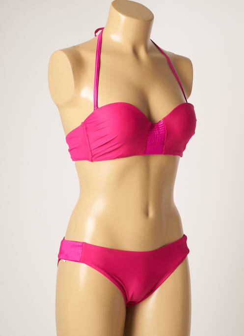 Costum de baie din două piese roz HATEIA femeie