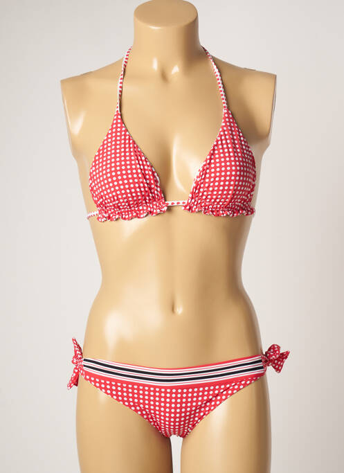 Costum de baie din două piese roșu DOMANI femeie