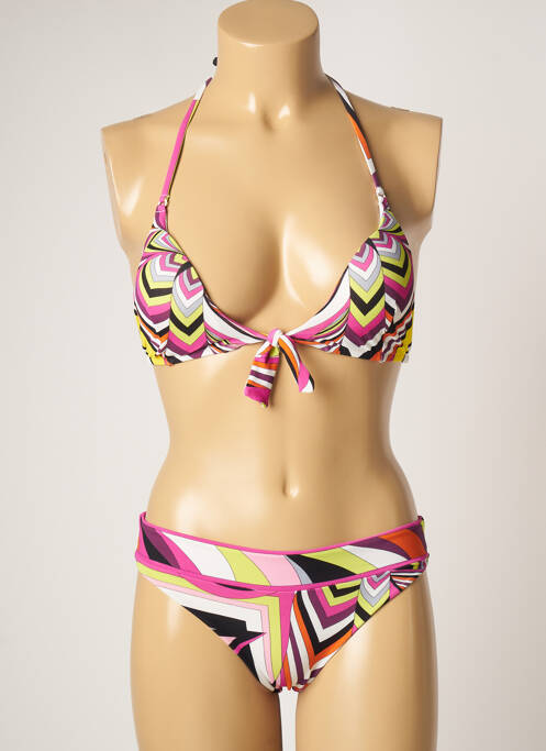 Costum de baie din două piese roz DOMANI femeie