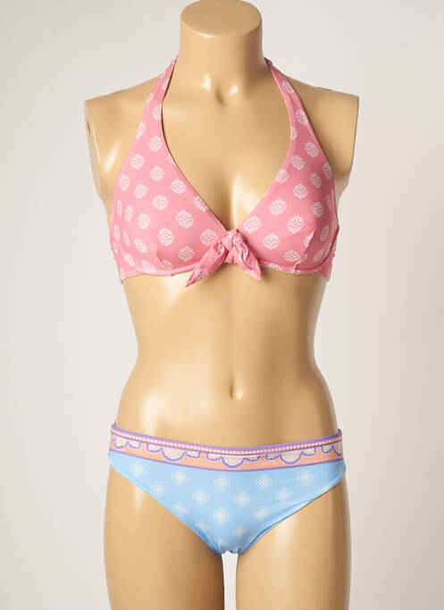 Costum de baie din două piese roz DOMANI femeie