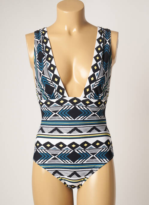 Costum de baie dintr-o singură piesă albastru DOMANI femeie