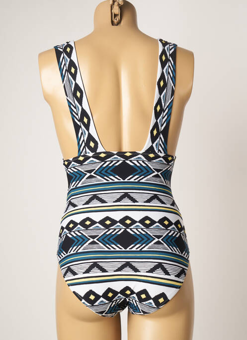 Costum de baie dintr-o singură piesă albastru DOMANI femeie