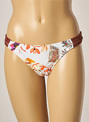 Chiloți de baie alb HISTOIRE DE PLAGE femeie