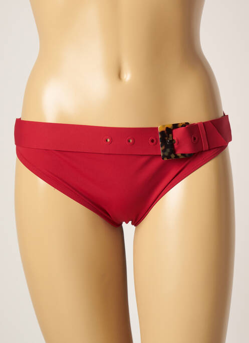 Chiloți de baie roșu HATEIA femeie